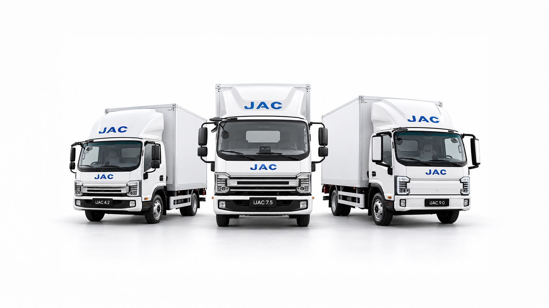 Gama de camiones 100% eléctricos de JAC